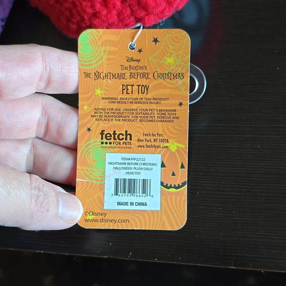 Disney Sally Dog Toy Nightmare Before Christmas NWT‎